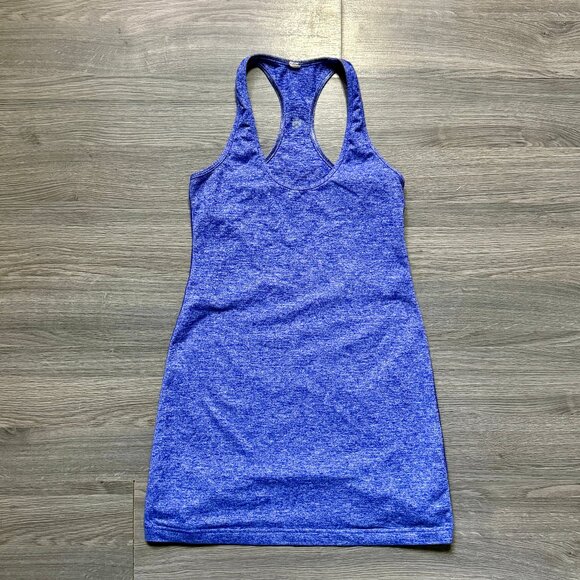 Lululemon Women's Cool Racerback Tank Top - Blue/Purple - Picture 2 of 6
